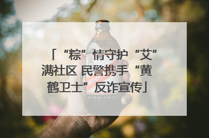 “粽”情守护“艾”满社区 民警携手“黄鹤卫士”反诈宣传