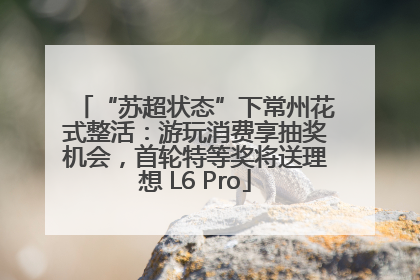 “苏超状态”下常州花式整活：游玩消费享抽奖机会，首轮特等奖将送理想 L6 Pro