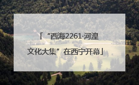 “西海2261·河湟文化大集”在西宁开幕