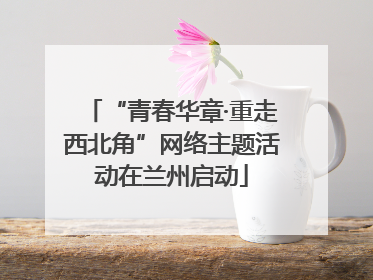 “青春华章·重走西北角”网络主题活动在兰州启动