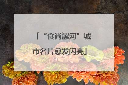 “食尚漯河”城市名片愈发闪亮