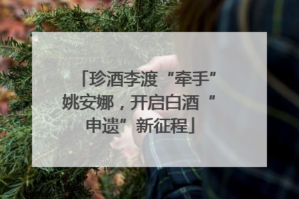 珍酒李渡“牵手”姚安娜，开启白酒“申遗”新征程