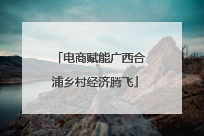电商赋能广西合浦乡村经济腾飞