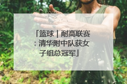 篮球｜耐高联赛：清华附中队获女子组总冠军