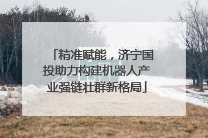 精准赋能，济宁国投助力构建机器人产业强链壮群新格局