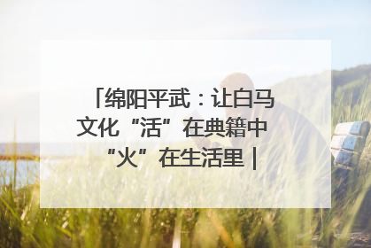 绵阳平武：让白马文化“活”在典籍中 “火”在生活里｜新闻发布最前线