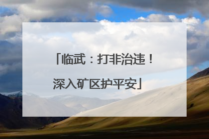 临武：打非治违！深入矿区护平安