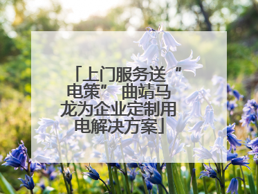 上门服务送“电策” 曲靖马龙为企业定制用电解决方案
