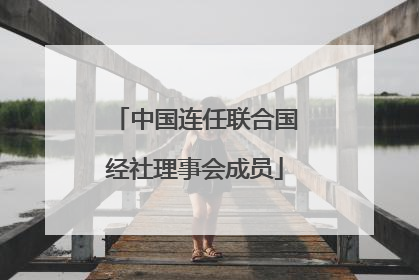 中国连任联合国经社理事会成员