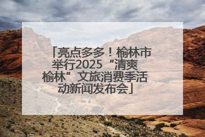 亮点多多！榆林市举行2025“清爽榆林”文旅消费季活动新闻发布会