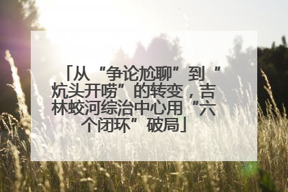从“争论尬聊”到“炕头开唠”的转变，吉林蛟河综治中心用“六个闭环”破局