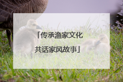 传承渔家文化 共话家风故事