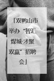 双鸭山市举办“智汇煤城·才聚双赢”招聘会