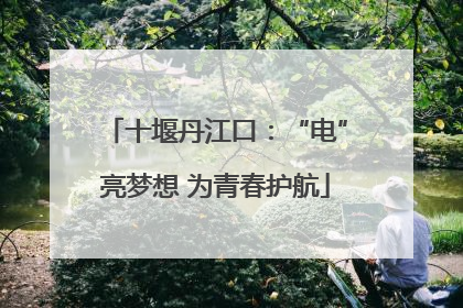十堰丹江口：“电”亮梦想 为青春护航