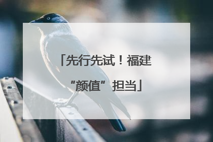 先行先试！福建“颜值”担当