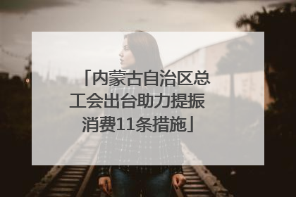 内蒙古自治区总工会出台助力提振消费11条措施
