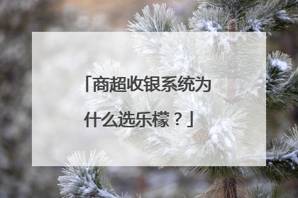 商超收银系统为什么选乐檬？
