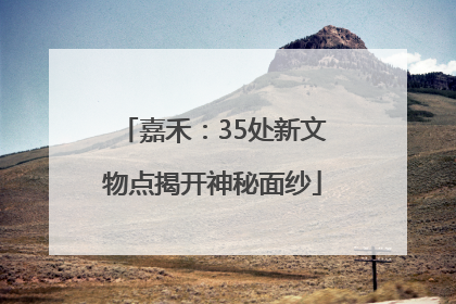 嘉禾：35处新文物点揭开神秘面纱