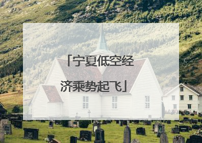 宁夏低空经济乘势起飞