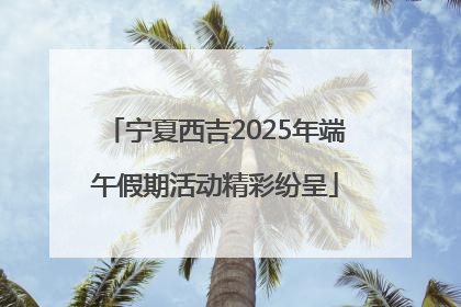 宁夏西吉2025年端午假期活动精彩纷呈