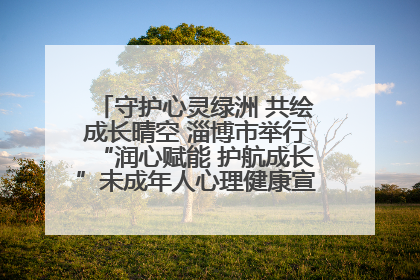 守护心灵绿洲 共绘成长晴空 淄博市举行“润心赋能 护航成长”未成年人心理健康宣传教育主题活动