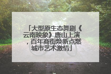 大型原生态舞剧《云南映象》唐山上演，百年商街焕新点燃城市艺术激情
