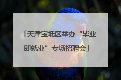 天津宝坻区举办“毕业即就业”专场招聘会