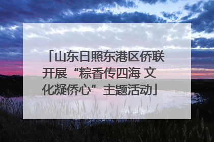 山东日照东港区侨联开展“粽香传四海 文化凝侨心”主题活动