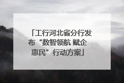 工行河北省分行发布“数智领航 赋企惠民”行动方案
