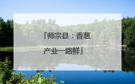 师宗县：香葱产业一路鲜