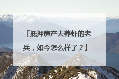 抵押房产去养虾的老兵，如今怎么样了？
