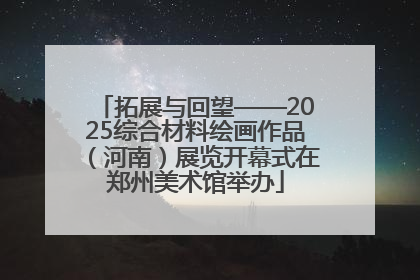 拓展与回望——2025综合材料绘画作品（河南）展览开幕式在郑州美术馆举办
