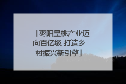 枣阳皇桃产业迈向百亿级 打造乡村振兴新引擎