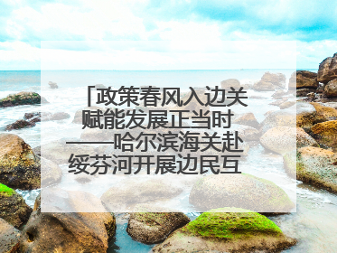 政策春风入边关 赋能发展正当时——哈尔滨海关赴绥芬河开展边民互市贸易政策宣讲