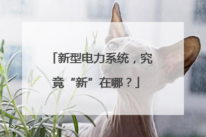 新型电力系统，究竟“新”在哪？