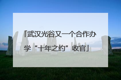 武汉光谷又一个合作办学“十年之约”收官