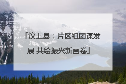 汶上县：片区组团谋发展 共绘振兴新画卷