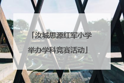 汝城思源红军小学举办学科竞赛活动