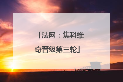 法网：焦科维奇晋级第三轮