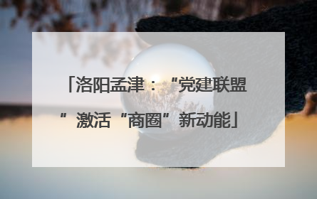 洛阳孟津：“党建联盟”激活“商圈”新动能