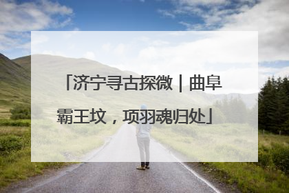 济宁寻古探微｜曲阜霸王坟，项羽魂归处