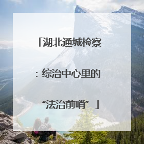 湖北通城检察：综治中心里的“法治前哨”