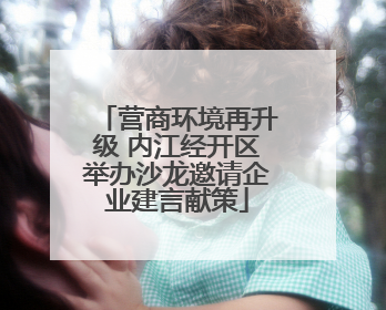 营商环境再升级 内江经开区举办沙龙邀请企业建言献策