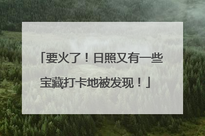 要火了！日照又有一些宝藏打卡地被发现！