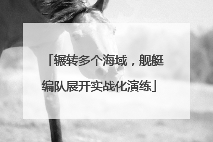 辗转多个海域，舰艇编队展开实战化演练