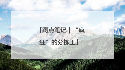 蹲点笔记｜“疯狂”的分拣工