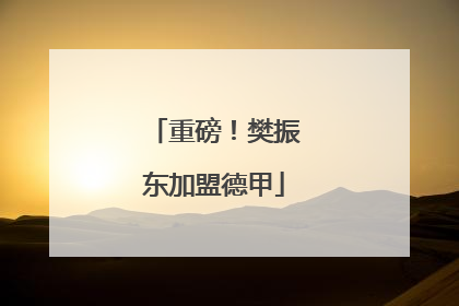重磅！樊振东加盟德甲