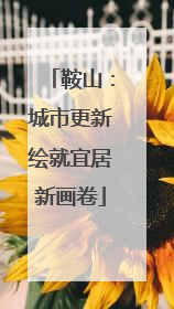 鞍山：城市更新绘就宜居新画卷