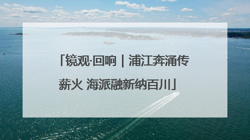 镜观·回响｜浦江奔涌传薪火 海派融新纳百川