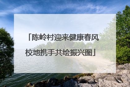 陈岭村迎来健康春风 校地携手共绘振兴图